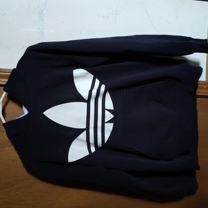 Adidas Hoodie, Men's Medium, Black & White